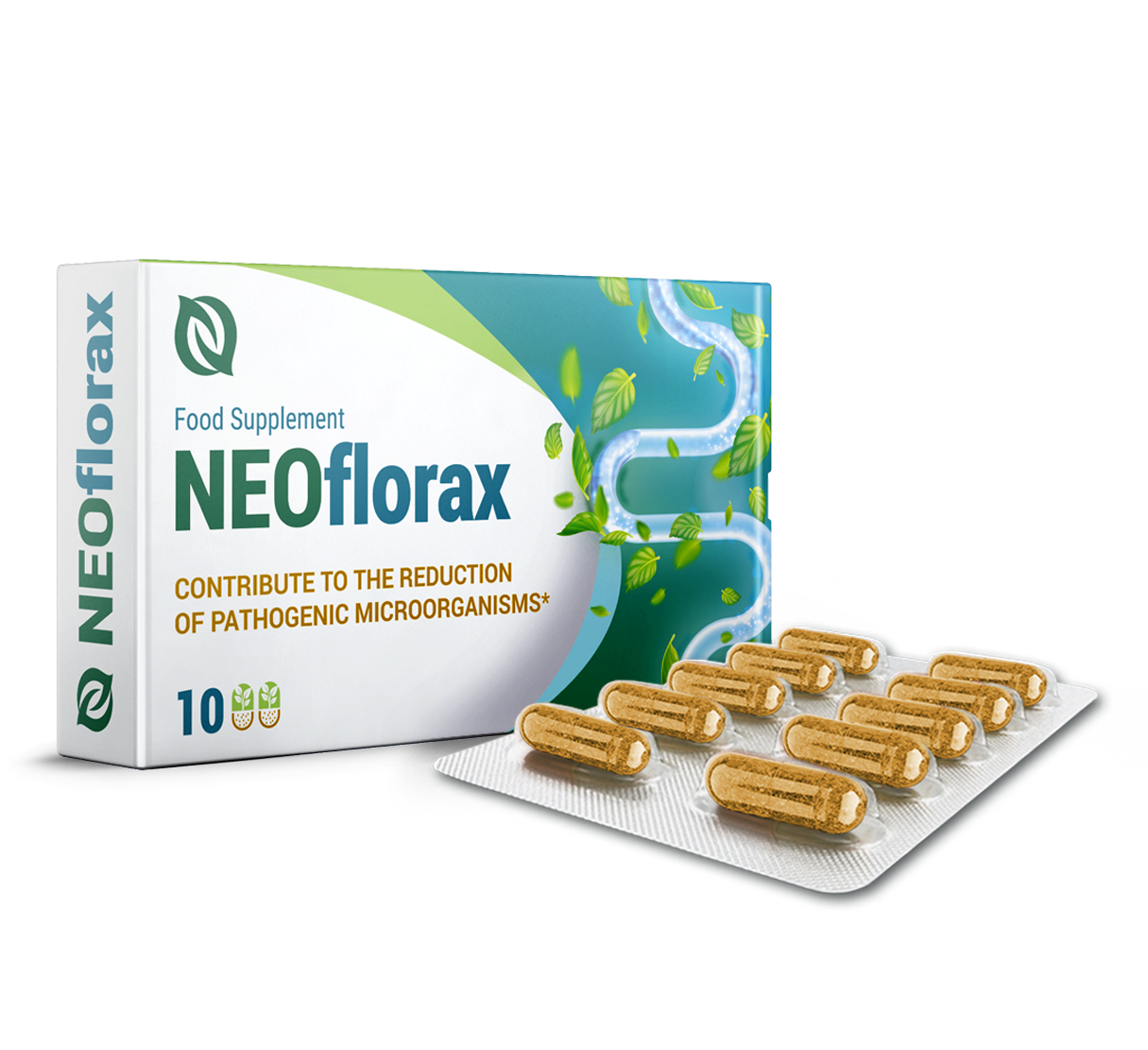 capsules detail view on white surface